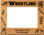Wrestling Picture Frame - Personalized | Laser Engraved Wood Frame - 3 Sizes Decade Awards