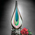 Art Glass Trophy - Eminence | Engraved Artistic Corporate Award - 13" Tall Decade Awards