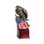 American Eagle Resin Trophy | Engraved Silver Eagle with American Flag Award - Perched Decade Awards -