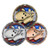 Color epoxy bowling tournament medal in gold, silver or bronze with free custom engraving – Decade Awards