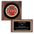 Fireman Insignia American Tribute Walnut Plaque - 9" x 12"