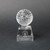 Golf Ball Crystal Trophy  - 3.5 Inch Tall | Engraved Crystal Golf Ball Award Decade Awards