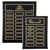 Perpetual Plaque | Ebony Piano-Finish Perpetual Plaque - 12 or 24 Plates Decade Awards