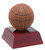 Basketball Color Resin Trophy | Engraved Basketball Award - 4 Inch Tall Decade Awards