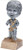 Karate Finish Bobblehead Trophy - Female / Male | Engraved Karate Award - 6 Inch Tall Decade Awards