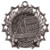 Math Ten Star Medal - Gold, Silver or Bronze | Engraved Mathematics 10 Star Medallion | 2.25 Inch Wide Decade Awards
