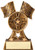 Racing Flags & Wheel Trophy | Engraved Racing Award - 6.75 Inch Tall Decade Awards