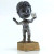 Volleyball Bobblehead Trophy | Engraved Volleyball Award - 6 Inch Tall Decade Awards