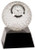 Golf Ball Crystal Clock Award | Golfer Crystal Clock Presentation Gift / Trophy | 5 Inch Tall Decade Awards