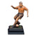 Soccer Trophy, Gallery Sculpture Figure | Engraved Male Soccer Award - 13.5 Inch Tall Decade
