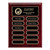 Perpetual Plaque - 9" x 12" | Rosewood Piano Finish Plaque with 12 plates