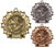 Science Ten Star Medal - Gold, Silver or Bronze | Engraved Scientific 10 Star Medallion - 2.25 Inch Wide Decade Awards