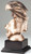 Eagle Sculpture Electroplated Award | Engraved Golden Eagle Award - 7.25 or 8.75 Inch Tall Decade Awards