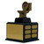 Fantasy Football Gold Toilet Bowl Perpetual Trophy | Engraved Golden Throne Last Place Award - 11.5 Inch Tall Decade Awards