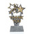 Thank You Trophy | Engraved Gold and Silver Stars Appreciation Award - 6 or 8.5 Inch Tall Decade Awards