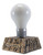Light Bulb Trophy - White | Great Idea Award - 6" Decade Awards
