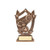 Swimming 3D Gold Sport Stars Trophy | Engraved Swim Award - 6.25 Inch Tall