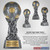 Soccer Team Tower Trophy | Engraved Soccer Award | Trofeo de Fútbol Grabado - 9 Inch Tall Decade Awards