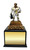 Business / Salesman Monster Perpetual Trophy | Engraved Sales Perpetual Award - 13 Inch Tall Decade Awards