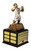 LARGE Monster Victory Perpetual Trophy | Engraved GIANT Triumphant Beast Perpetual Trophy - 15 Inch Tall Decade Awards