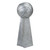 Basketball Silver Tower Trophy | Engraved Hoops 3-on-3 League Championship Award - 9.5 or 14 Inch Tall Decade Awards