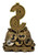 Dollar Sign Trophy | Engraved Sales or Fundraising Award | Gold Bag of Money Prize - 6" Decade Awards