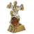 Basketball March Madness Monster Trophy | Engraved Basketball Bracket Giant Beast March Madness Award - 6.75 Inch Tall Decade Awards