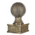 Basketball Action Pedestal Trophy | Engraved Gold Basketball Award - 6 Inch Tall Decade Awards