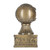 Baseball Action Pedestal Trophy | Engraved Gold Baseball Award - 6 Inch Tall Decade Awards