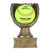 Softball Glove Action Pedestal Trophy | Engraved Gold Slow / Fast Pitch Award - 8 Inch Tall Decade Awards