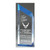 Chisel Carved Acrylic Award - Blue, Gold or Red | Engraved Corporate Award - 10" Decade Awards