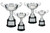 Victory Cup Trophy - Gold or Silver | Engraved Love Cup Trophy - 6.5, 7.5, 8.5 or 9.75 Inch Tall Decade Awards