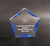 Luminary Star Trophy - Blue or Gold | Engraved Acrylic Star Corporate Award - 5", 6" or 7" Decade Awards