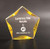 Luminary Star Trophy - Blue or Gold | Engraved Acrylic Star Corporate Award - 5", 6" or 7" Decade Awards