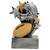 Football Star Blast Trophy | Engraved Football Award - 4.75 Inch Tall Decade Awards