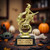 Custom Engraved Witch Halloween Trophy with spooky design perfect for costume contest prizes by Decade Awards