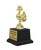 Bowling Comic Turkey Trophy | Engraved Thanksgiving Turkey Award - 7 Inch Tall 