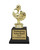 Bowling Comic Turkey Trophy | Engraved Thanksgiving Turkey Award - 7 Inch Tall 