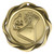 Science Fusion Medal- Gold | Engraved Science Medallion - 3 Inch Wide Decade Awards