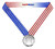 Baseball / Softball Fusion Medal- Gold, Silver or Bronze | Engraved Baseball Baseball / Softball Medallion - 3 Inch Wide Decade Awards