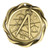 Math Fusion Medal- Gold | Engraved Math Medallion - 3 Inch Wide Decade Awards