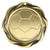 Soccer Fusion Medal- Gold, Silver or Bronze | Engraved Futbol Medallion - 3 Inch Wide Decade Awards