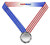 Soccer Fusion Medal- Gold, Silver or Bronze | Engraved Futbol Medallion - 3 Inch Wide Decade Awards