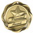 Principal Award Fusion Medal- Gold | Engraved Principal Medallion - 3 Inch Wide Decade Awards