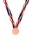 Basketball Superstar Medal - Gold, Silver, or Bronze | Engraved Superstar Basketball Medallion - 2 Inch Wide Decade Awards