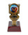 Halloween Gold Toilet Bowl Trophy | Engraved Halloween Golden Throne Award - 6 Inch Tall Decade Awards