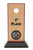 Cornhole Board Trophy - Plastic Base / Engraved Cornhole 1st, 2nd or 3rd Place Award Decade Awards