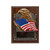 Plaque - Eagle Head with American Flag | Engraved Patriotic Plaque - 6" x 8" or 8" x 10" Decade Awards