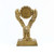 Eagle Place Trophy - 1st, 2nd or 3rd Place| Engraved Gold Eagle Award - 8" Tall Decade Awards