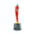 Red Chili Pepper Trophy on Round Base | Engraved Chili Pepper Award - 8.25 Inch Tall Decade Awards